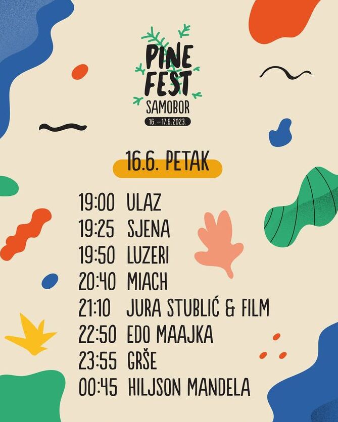 Samoborski Pine Fest objavio cijeli program i satnicu koncerata ⋆ Muzika.hr